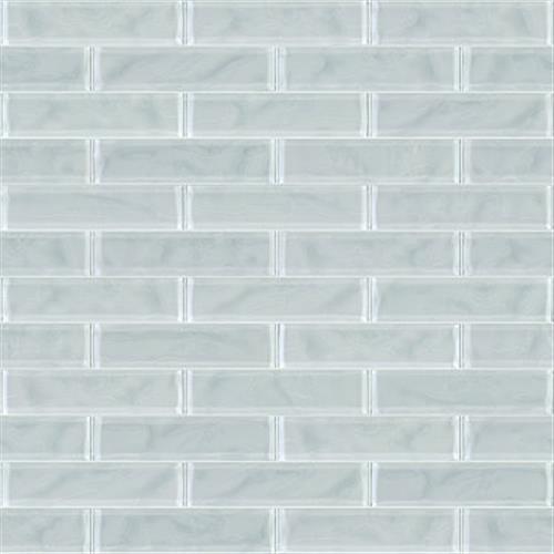 PRINCIPAL 3X12 ARTISAN GLASS in Cloud Tile