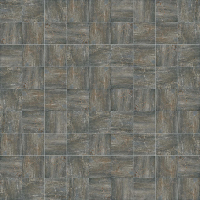 TRACE 24X24 MATTE in Gunmetal Tile