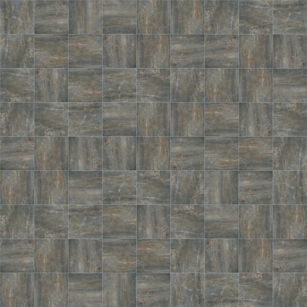 TRACE 24X24 POLISH in Gunmetal Tile