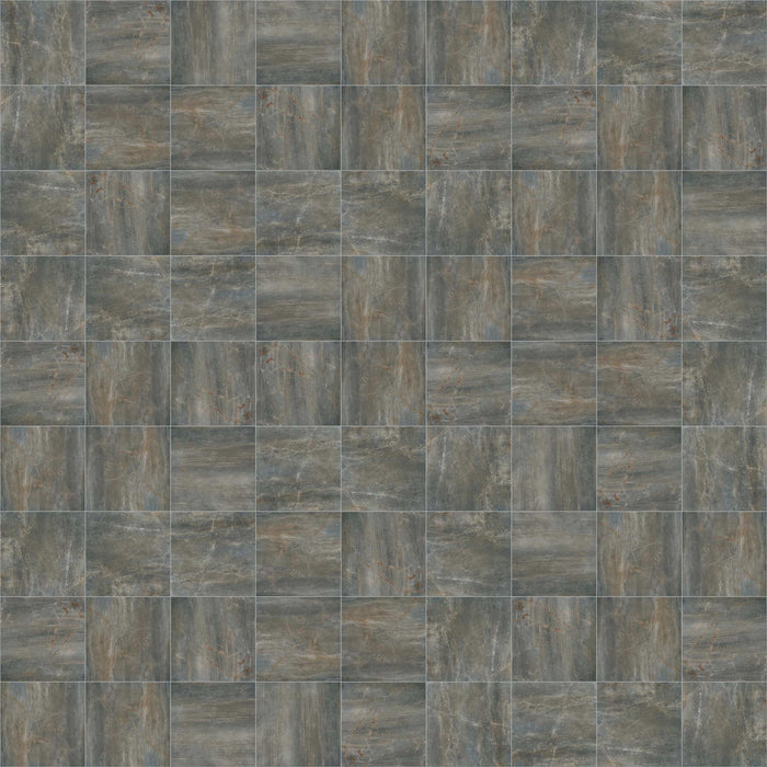 TRACE 24X24 POLISH in Gunmetal Tile