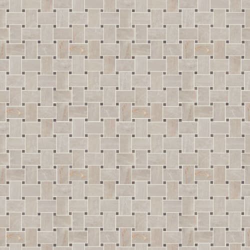 Trace Bw Mosaic Matte In Cream Tile — Atlanta Flooring Design Centers 1718