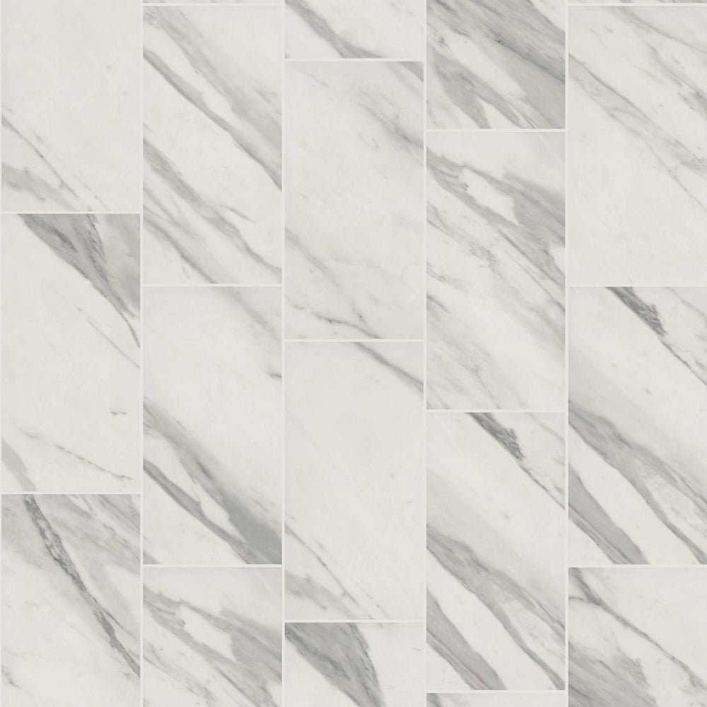 SERENE 12X24 POLISHED in Bianco Cararra Tile