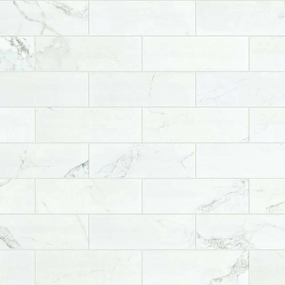 STONEHENGE 4X12 POLISH in Statuario Venat Tile