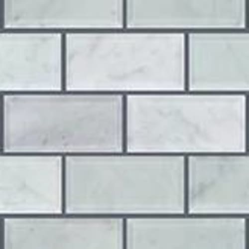 Estate 2x4 Beveled Edge Mosaic In Bianco Carrara Tile — Atlanta Flooring Design Centers 3730