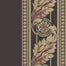 Woven Treasures Border in Black Wood Carpet