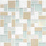 Coastal Keystones in Trade Wind Block Random Mosaic Glass Tile