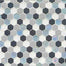 Coastal Keystones in Tropical Thunder Hexagon Mosaic Glass Tile