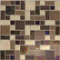 Coastal Keystones in Treasure Island Block Random Mosaic Glass Tile