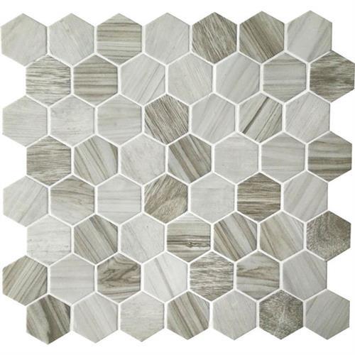 Crosswood™ in Seagull Glass Tile