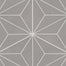 Scrapbook in Memory Grey Asanoha Hexagon Tile