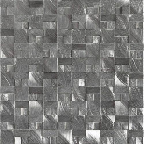 Structure in Gunmetal - 3d Block Metal Tile