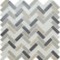 Serentina in Tranquility Herringbone Glass Tile