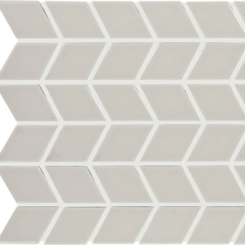 Color Wheel Retro in Desert Gray Chevron Tile